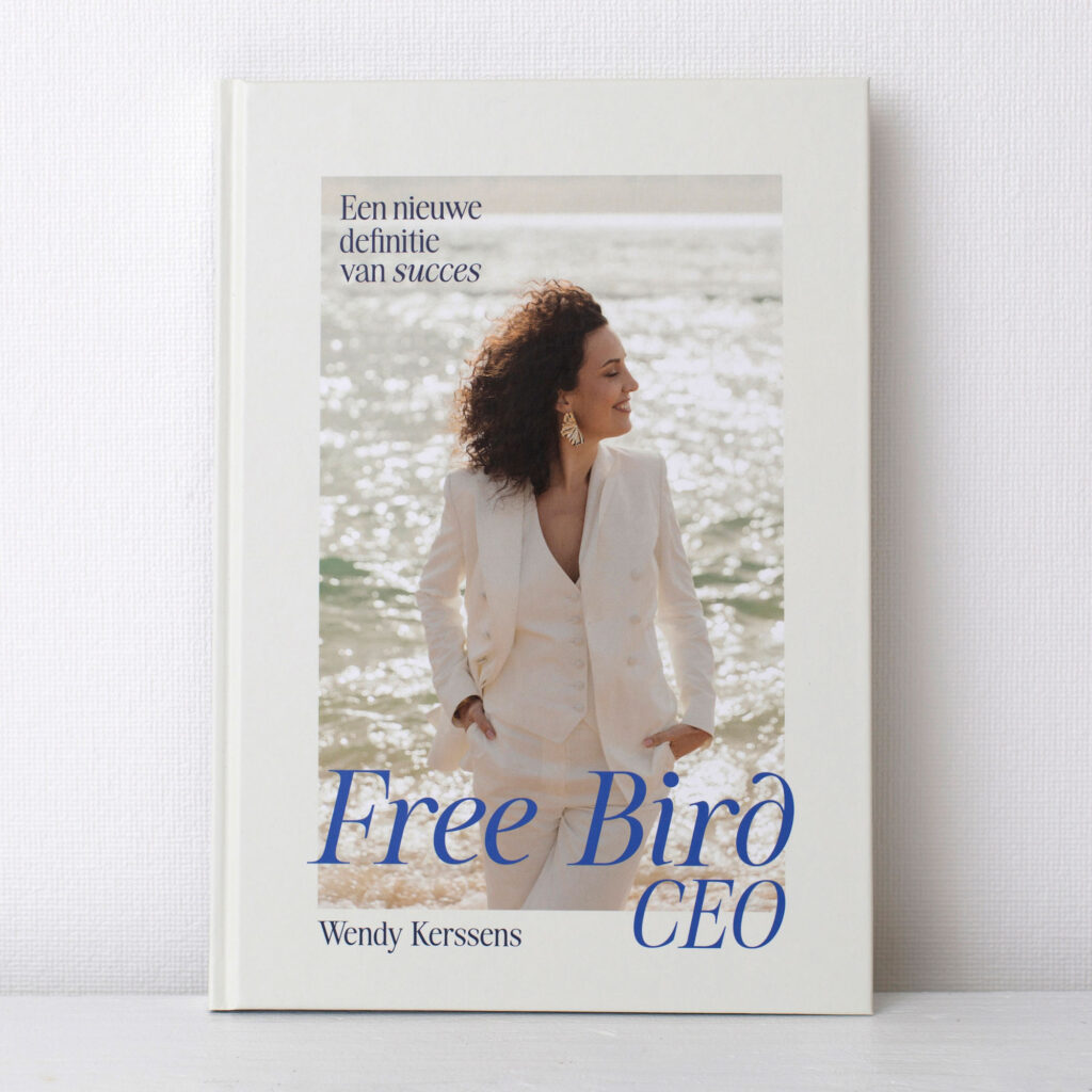 Free Bird CEO van Wendy Kerssens — boekontwerp door Lieke ontwerpt