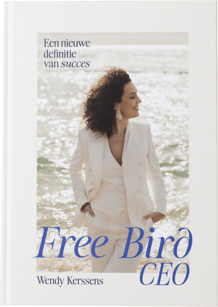 Free Bird CEO van Wendy Kerssens — boekontwerp door Lieke ontwerpt
